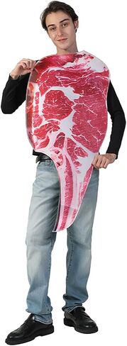Adult Beef Costume Funny Food Meat Tunic Halloween Costumes in Kuwait