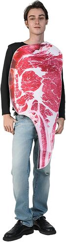 Adult Beef Costume Funny Food Meat Tunic Halloween Costumes in Kuwait