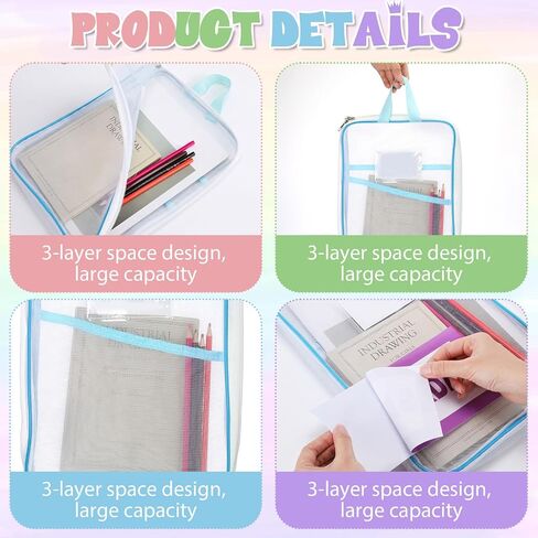 7 Pack Packing Cubes for Travel, Days of Week Outfit Organizers with Weekly Stickers, Mesh Bags for Camp Suitcase in Saudi Arabia