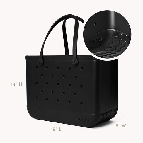 BOGG BAG Boggs N’ Ends Travel Organizer + Original, Large Tote + Bevy Beverage Holder (LBD Black) – Durable, Washable, Tip-proof – Beach, Pool, Boat, Work, Sports in Kuwait
