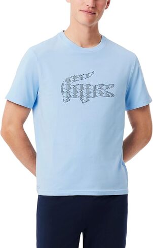 Lacoste mens Monogram Jersey Pajama Set in Kuwait