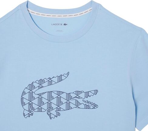 Lacoste mens Monogram Jersey Pajama Set in Kuwait