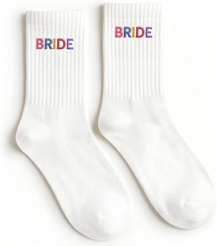 Bride Socks For Women - Bride to Be Gifts, Bachelorette Gifts for Bride, Bachelorette Party Accessories, Wedding Party Favor in Saudi Arabia