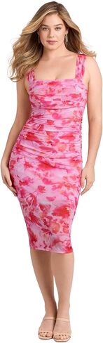 S3 Swim Women's Sculpting Full Body Control Draped Mesh Midi Dress with Built in Shapewear and Bra Support in Saudi Arabia