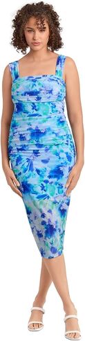 S3 Swim Women's Sculpting Full Body Control Draped Mesh Midi Dress with Built in Shapewear and Bra Support in Saudi Arabia