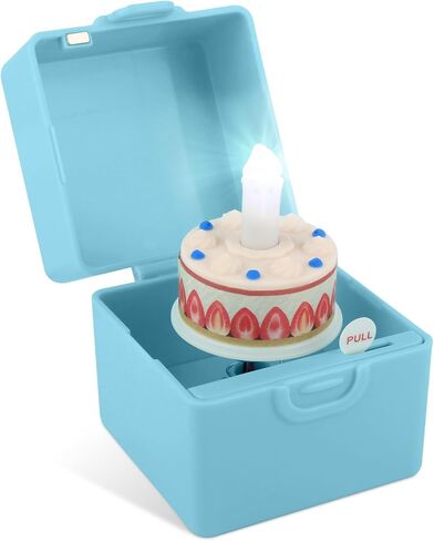 Green Convenience Happy Birthday Box,Lights,Music and Sound Cake Pop Up Birthday Box for Women Men,Wife Husband Mom Daughter Sister in Saudi Arabia