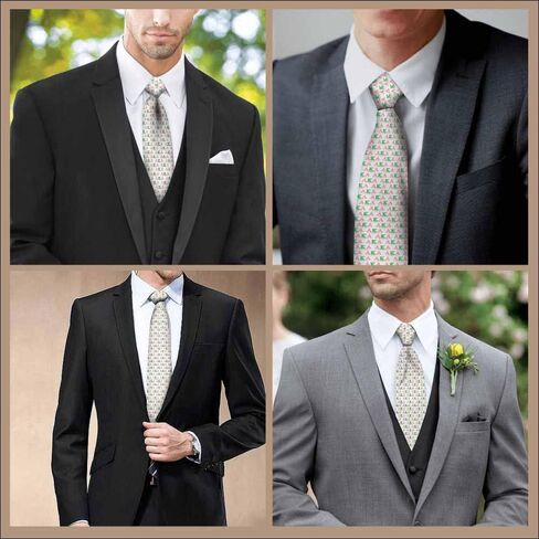 Green Tie for Men and Boy Classic Design Men's Necktie Skinny Fashion Narrow Wide for Party Formal Business Wedding in Saudi Arabia