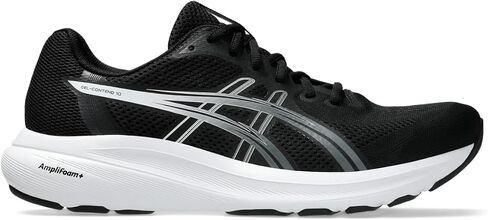 ASICS Men's Gel-Contend 10 Running Shoes, 8, Black/White in Kuwait