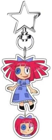 TADC Jax Ragatha Zooble Caine Acrylic Keychain Cartoon Character Charm in Kuwait
