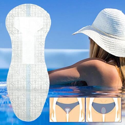 Waterproof Swimming Pads for Women, Waterproof Private Patches for Women, Panty Liners for Women Swimsuits and Lingerie Panty Liner/Barrier(10Pack) in Saudi Arabia