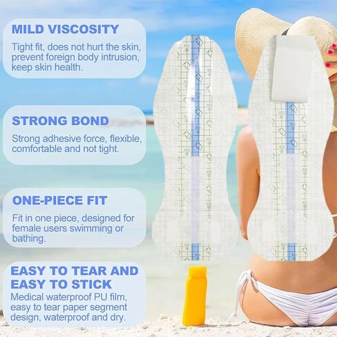 Waterproof Swimming Pads for Women, Waterproof Private Patches for Women, Panty Liners for Women Swimsuits and Lingerie Panty Liner/Barrier(10Pack) in Saudi Arabia