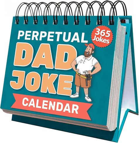 That's So Dad Dad Joke Calendar | Perpetual Desk Calendar for Father's Day Gift, 365 Days of Jokes, Funny Birthday Gag Present For The New Dads in Saudi Arabia
