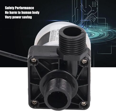 مضخة غاطسة صغيرة، أداء جيد آمن، توفير الطاقة، مضخة مياه نافورة هادئة DC12V 20 وات 800 لتر ساعة in Kuwait