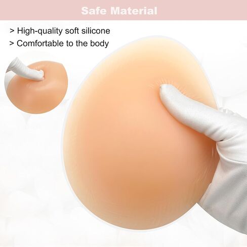 1 Piece Silicone Breast Form Mastectomy Prosthesis Teardrop Shape Bra Enhancer Inserts in Saudi Arabia