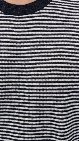 Theory Men's Stripe Tee in Pacific Linen in Kuwait