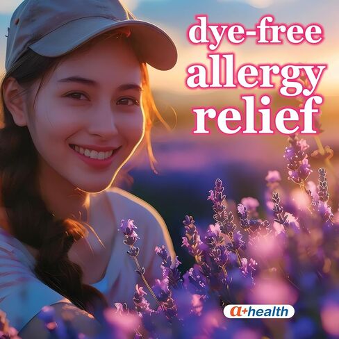 دواء تخفيف الحساسية بقوة إضافية من A+Health خالٍ من الصبغات، كبسولات هلامية ديفينهيدرامين حمض الهيدروكلوريك 50 مجم، مضادات الهيستامين، 300 قطعة in Kuwait