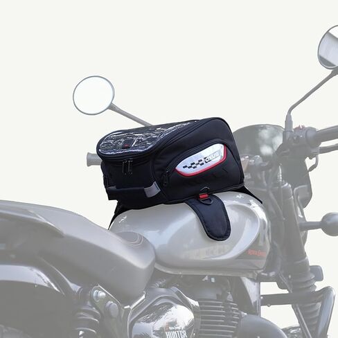 ViaTerra Oxus Magnetic Motorcycle Tank Bag |13L Capacity, Converts to Backpack, Scratch-Free Base, EBC Net, External Rain Cover | Universal Fit for Touring & Adventure Riding in Kuwait