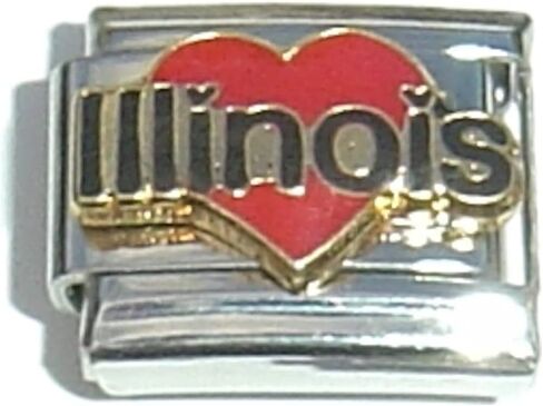 NewCharms Illinois Italian Charm in Kuwait