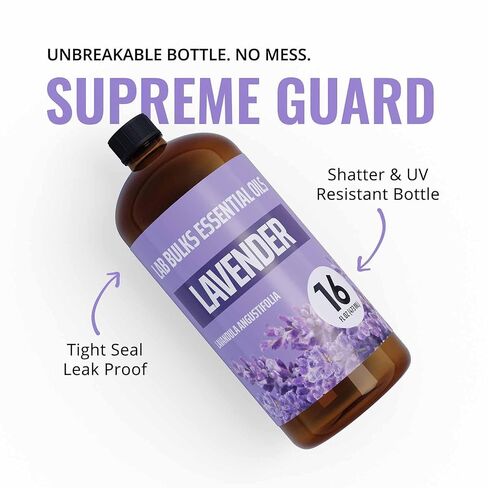 LAB BULKS ESSENTIAL OIL - Bundle of Lavender and Eucalyptus Essential Oils, 16 oz Bottles, for Diffusers, Home Care, Candles, Aromatherapy in Saudi Arabia