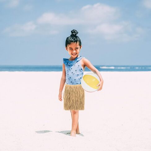 Beistle Child Mini Natural Hula Skirt (Pack of 3) in Kuwait