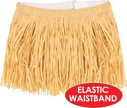 Beistle Child Mini Natural Hula Skirt (Pack of 3) in Kuwait