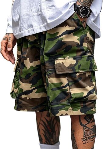 Men's Baggy Cargo Shorts, Quick Dry Hiking Shorts S-5XL in Kuwait