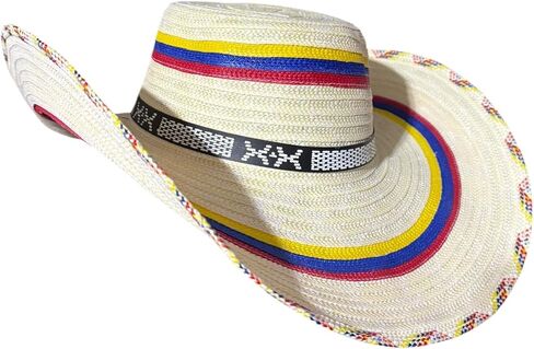 vivianfongdesigns llc Colombian Vueltiao Hat for Adults - Polyester Beige in Saudi Arabia