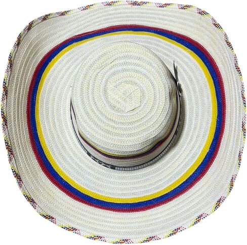 vivianfongdesigns llc Colombian Vueltiao Hat for Adults - Polyester Beige in Saudi Arabia