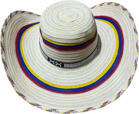 vivianfongdesigns llc Colombian Vueltiao Hat for Adults - Polyester Beige in Saudi Arabia
