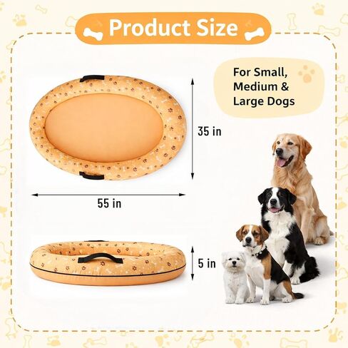 Dog Pool Float with Rope, 55" x 35" Inflatable Dog Floatie for Small Medium Large Dogs, for Pool and Beach Summer 80 LB in Saudi Arabia