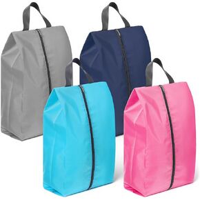 4 Pcs Shoe Bags for Travel, Travel Shoes Organizer with Zipper Golf Shoe Bag Reusable Water-proof Shoes Bag Portable Traveling Essentials in Kuwait