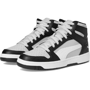 PUMA Men's Rebound Layup Sneaker, Wide-Nubuck Black Black-Cool Dark Gray, 11 in Kuwait