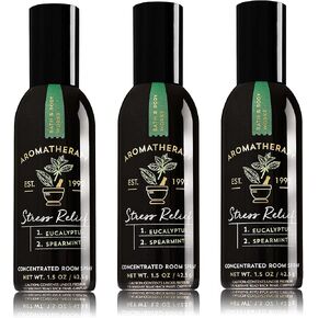 Bath and Body Works Aromatherapy Eucalyptus Spearmint Concentrated Room Spray. 1.5 Oz. (Pack of 3) in Kuwait