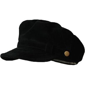 YM YOUMU Women Newsboy Cap Faux Suede Beret Hat Adjustable Casual in Kuwait