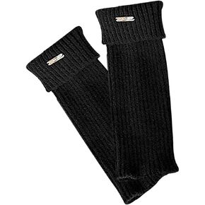 Leg Warmers for Women, 80s Ribbed Knitted Leg socks, Leg Warmer Socks for Ballet Dance Figure Skating Yoga Sports Party (Black) in Saudi Arabia