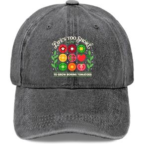 Life’s Too Short to Grow Boring Tomatoes Hats for Women Stylish Washed in Kuwait