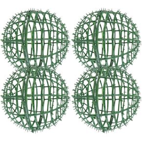 PRETYZOOM 4Pcs Grass Ball Rack Flower Arrangement Cage 9.84" Artificial Topiary Ball Support Decorative Flower Frame for Garden Wedding Party DIY Floral Display in Kuwait