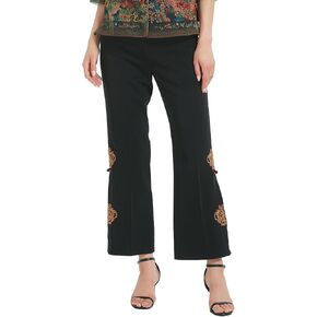 Women’s Chinese Traditional Knots Embroidery Chinese Pant in Saudi Arabia