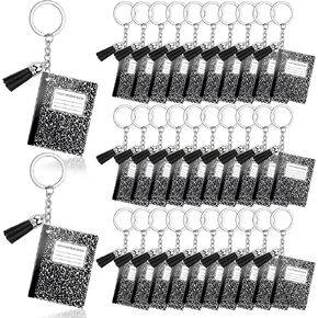 Back to School Mini Keychain Bulk 1.96 Inch Bulk Keychains Students Note Book Bundle for Classroom Back to School Supply in Saudi Arabia