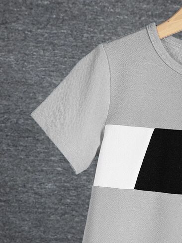 Boys Short Sets Crew Neck Short Sleeve Outfit For Boys 1-6 Years Casual 2 Piece Summer Clothing Sets in Kuwait