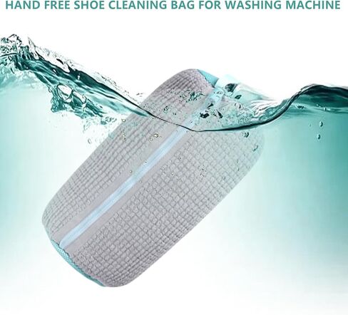 2 Pcs Shoe Washing Machine Bags Laundry Shoe Bags With Self-locking Zipper for Washer and Dryer Reusable Shoes Cleaning Bag for Sneaker Tennis Shoes Unstain Cleaner Kit in Saudi Arabia