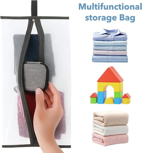 Shoe Travel Bags for Luggage, 4 Pack Waterproof Portable Travel Shoe Bags with Zipper and Handle for Organizer, Reusable Shoes Bag for Gym for Men Women in Kuwait