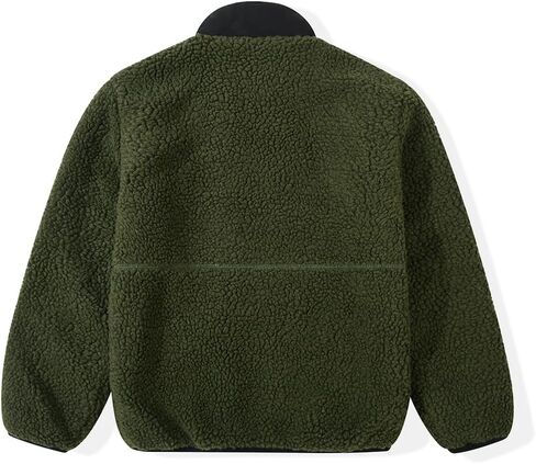 SNOW DREAMS Kid FLeece Jacket Boys Jacket Sherpa Full-Zip Jacket Warm Winter Coat in Saudi Arabia
