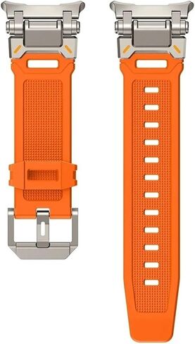 Stainless Steel Rubber Strap fit for Samsung Galaxy Watch 7 Ultra 47mm Sports Band fit for SAMSUNG GALAXY ULTRA 47 Silicone Men Bracelet in Saudi Arabia