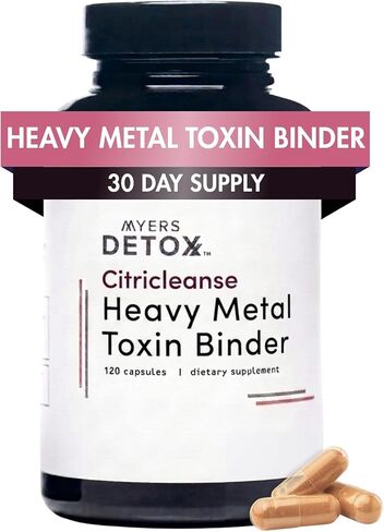 CitriCleanse Toxin Binder Supplement, Supports Heavy Metal Detox, Energy, & Overall Wellness, with Cilantro Extract, Grapefruit Pectin, & Fulvic Acid, Gluten Free, Vegan, Non GMO, 120 Ct in Saudi Arabia