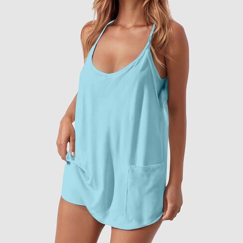 Women Athletic Dress Built in Shorts Summer Tennis Workout Active Sports Mini Romper Dress Travel Vacation Clothes in Saudi Arabia
