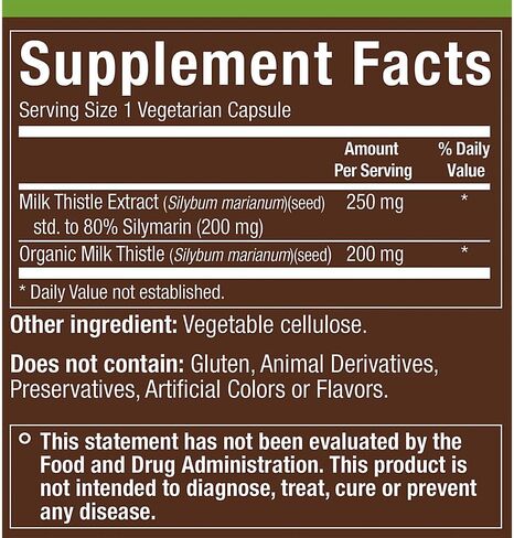 plnt Milk Thistle for Liver Health - Full Spectrum Extract & Whole Seed (90 Capsules) in Saudi Arabia