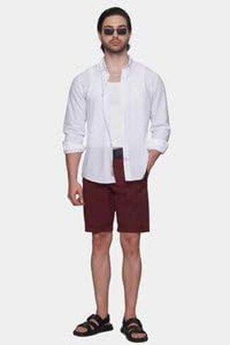 Bright Moons Men’s Chino Shorts – Casual Summer Flat Front – Summer Beach Cotton Golf Shorts with Pockets – Lightweight in Saudi Arabia