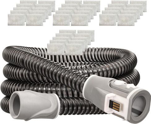 CPAP Tube Kit for Airsense 10-40 CPAP Filters and 6 Foot Heated CPAP Tube, Compatible with Airsense 10 and Aircurve 10 - Flexible CPAP Hose Prevents Rainouts in Saudi Arabia