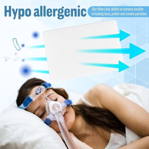 CPAP Tube Kit for Airsense 10-40 CPAP Filters and 6 Foot Heated CPAP Tube, Compatible with Airsense 10 and Aircurve 10 - Flexible CPAP Hose Prevents Rainouts in Saudi Arabia